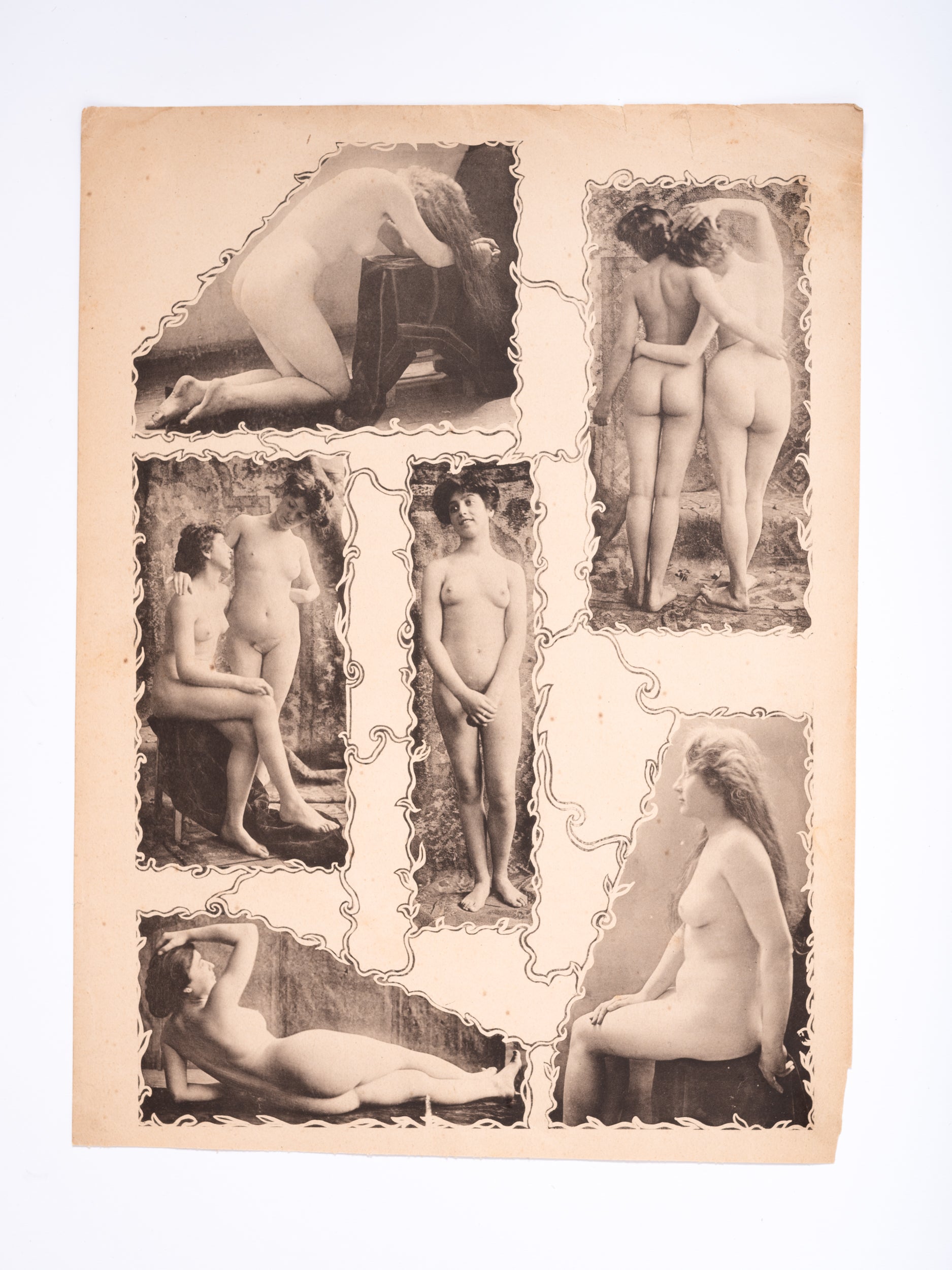 Page from 'Le nu esthétique : l'homme, la femme, l'enfant: album de documents artistiques inédits d'après nature'