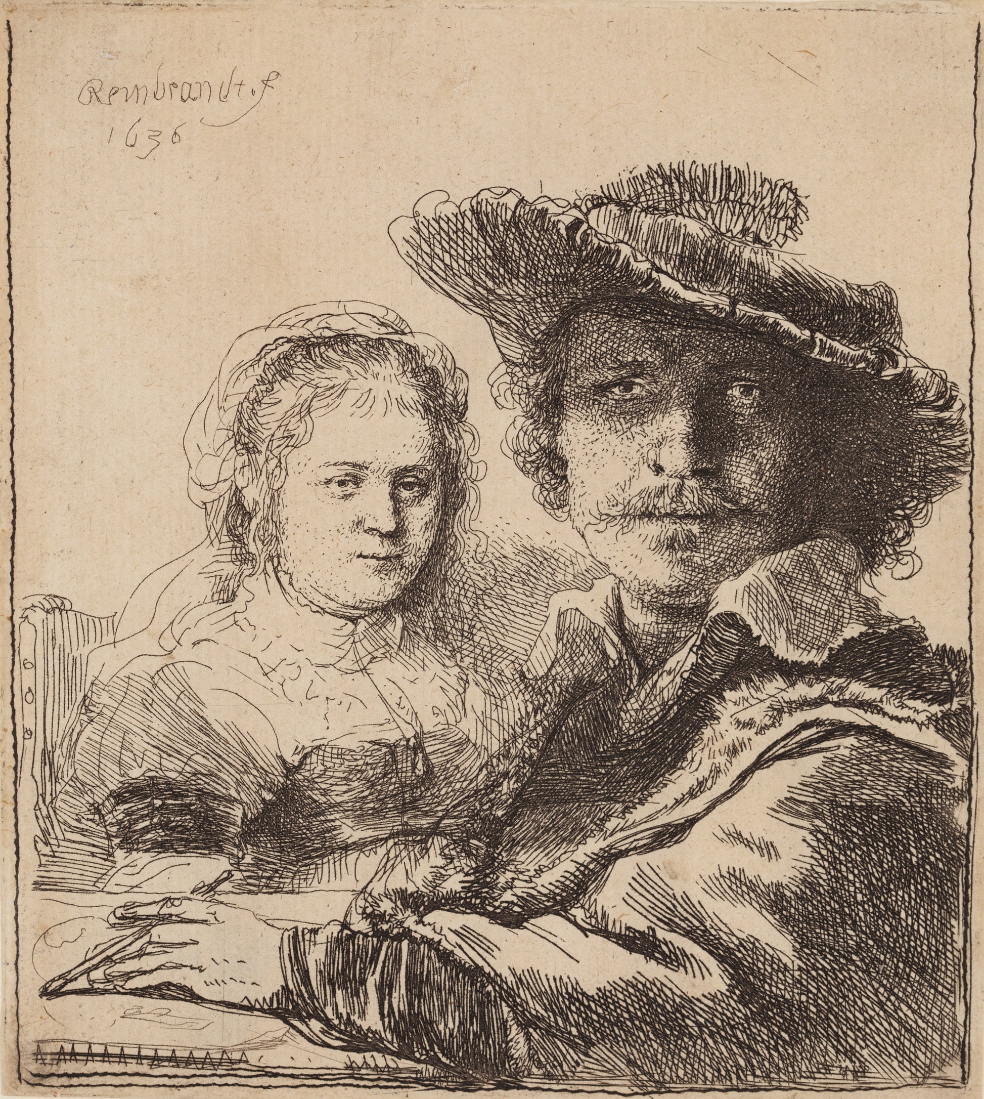 Self Portrait with Saskia
