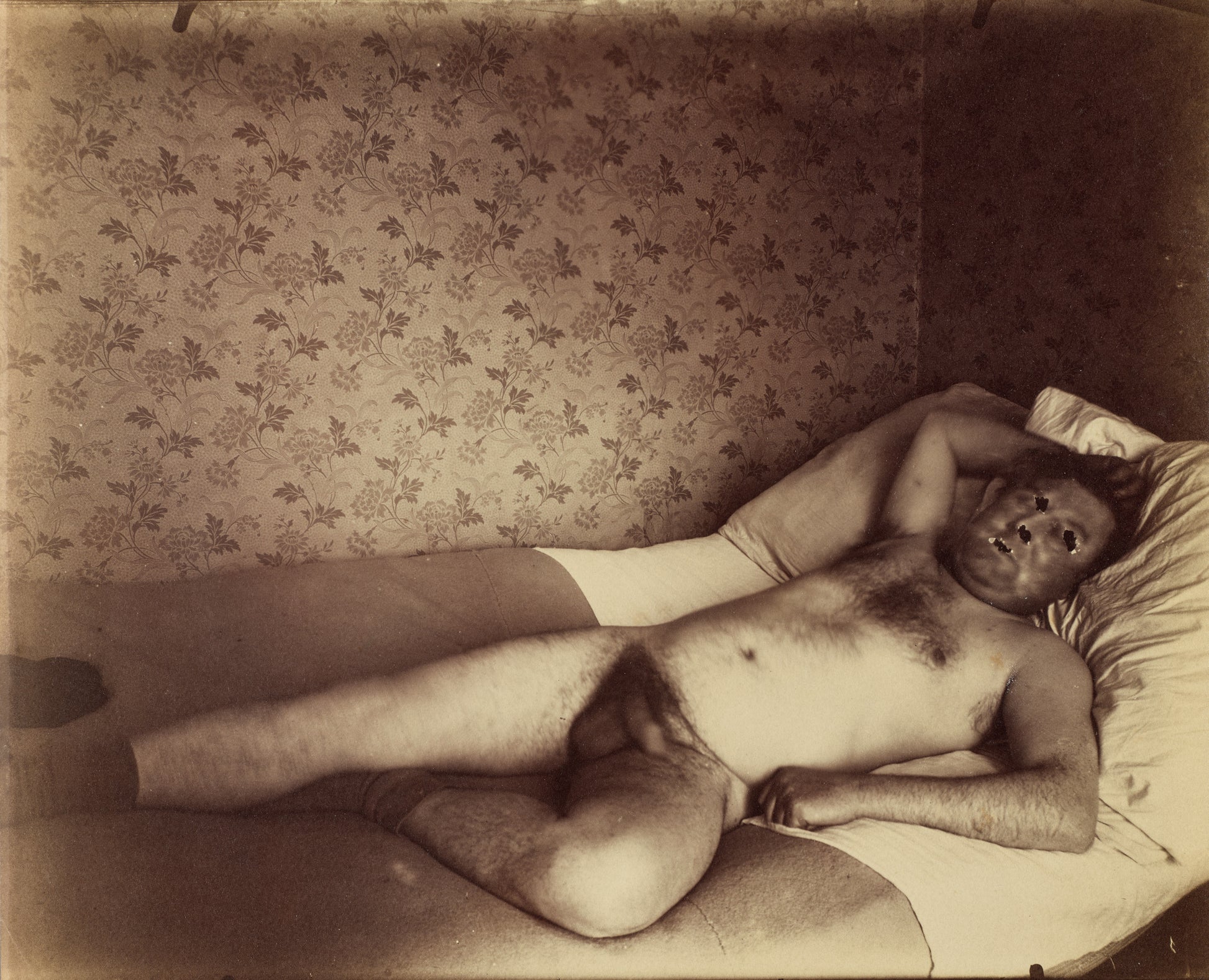 [Naked Man on a Bed]